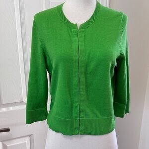 Lilly Pulitzer Cardigan M Childhoodcore Twee Mermaid Preppy Coastal Cotton